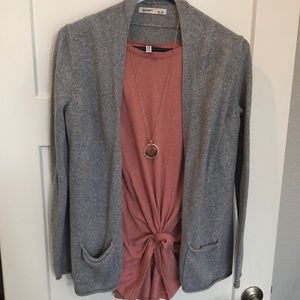 Gray Old Navy Cardigan